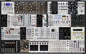 My distressed Eurorack (copied from SoLow)