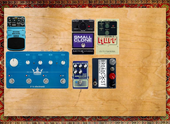 My hilly Pedalboard