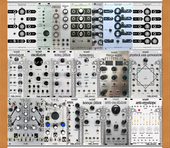 My bleached Eurorack