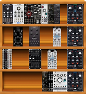My 104hp eurorack