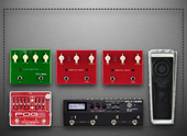 My unspun Pedalboard