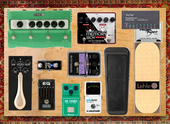 My trilobed Pedalboard
