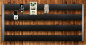My upturned Pedalboard