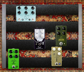 My flowered Pedalboard
