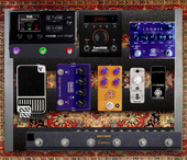 My ocher Pedalboard