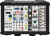 system for drums that has the random chance to play a random sample where a drum should go plus distortion and an ocilator