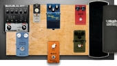 My trilobed Pedalboard