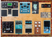 My gadrooned Pedalboard