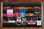 My crosswise Pedalboard