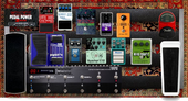 Pedal-board with New and Old Pedals
