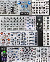 Mixed Eurorack full case