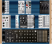 My sanded Eurorack