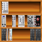 My bleached Eurorack