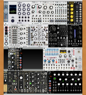 Rackbrute6U 4 Gluon Microbrute2s